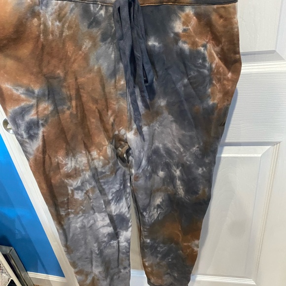 Eesome sweatshirt material Gray and Brown Overalls - Picture 2 of 5